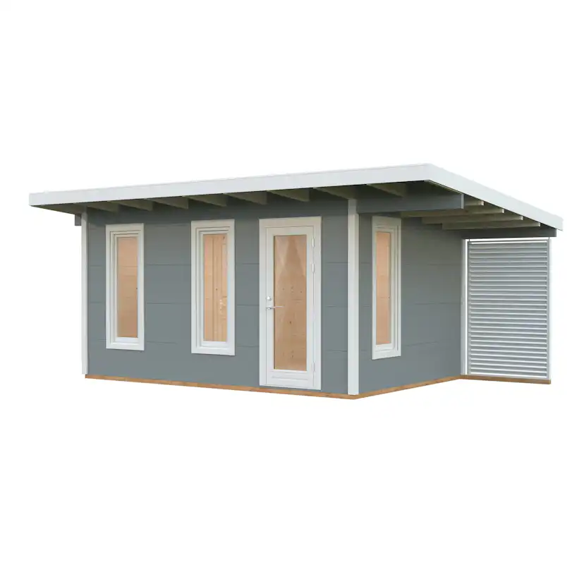 Trädgårdshus Palmako Grace 13,4+4,1 m2