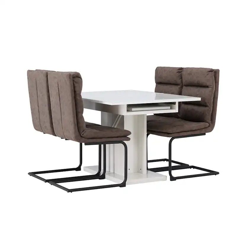 Matgrupp Venture Home Pluto med 4 Zizo Stolar