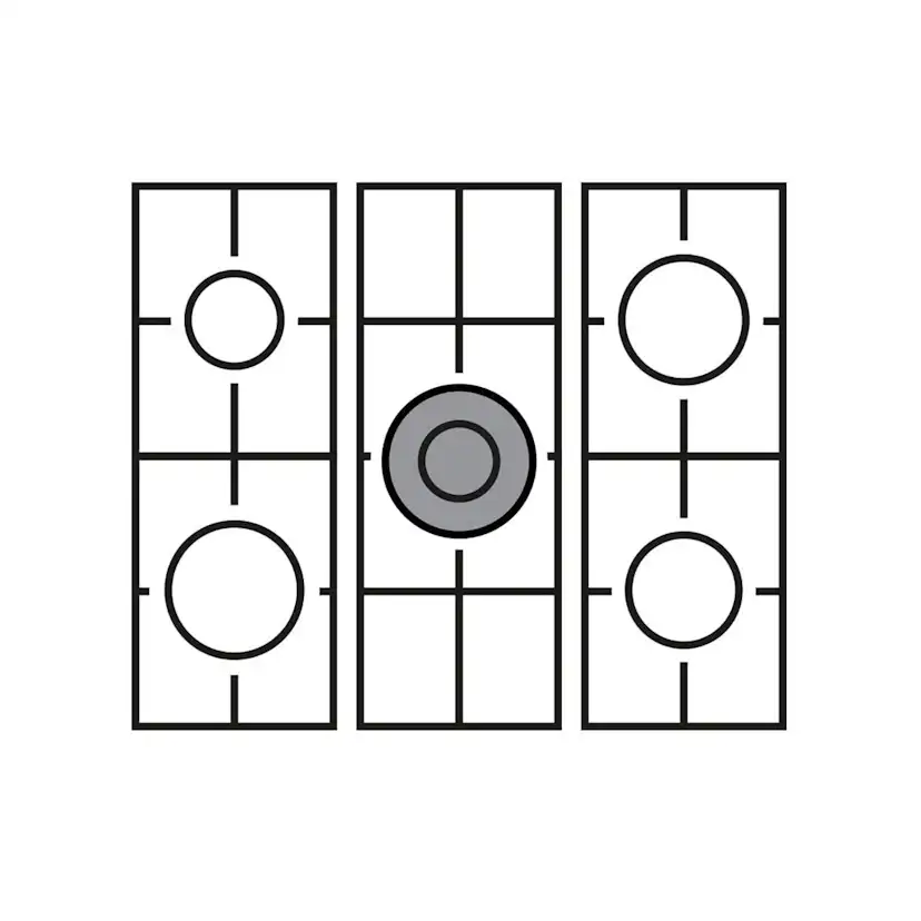 Spis Lofra Dolce Vita 90 cm 2 Ugnar Gas
