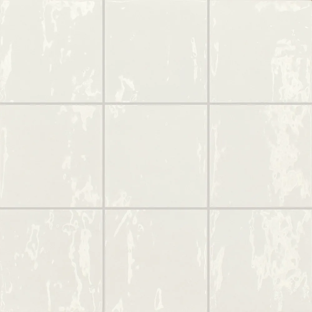 Kakel Lhådös Bristol Coconut 12,5x12,5 Blank cm