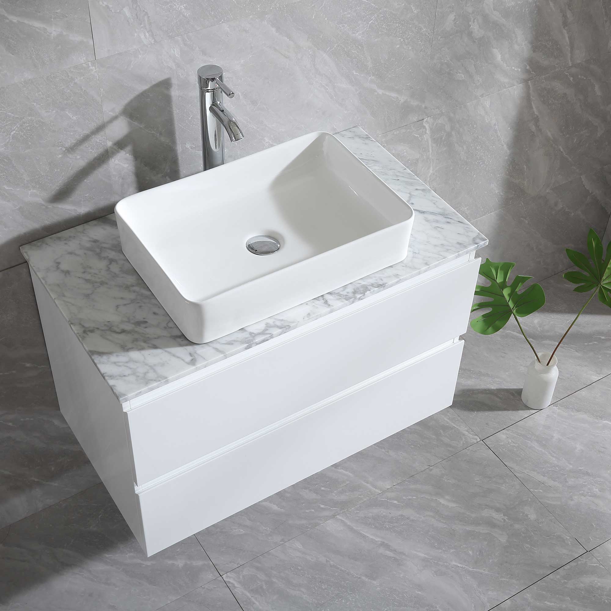 Tvättställsskåp Bathlife Extas Vit