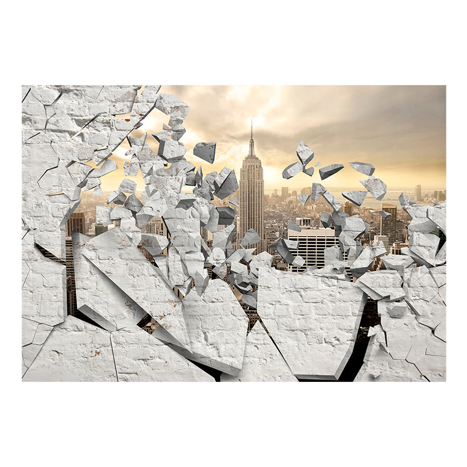 NY - City behind the Wall 400x280 Storlek: 400x280 cm