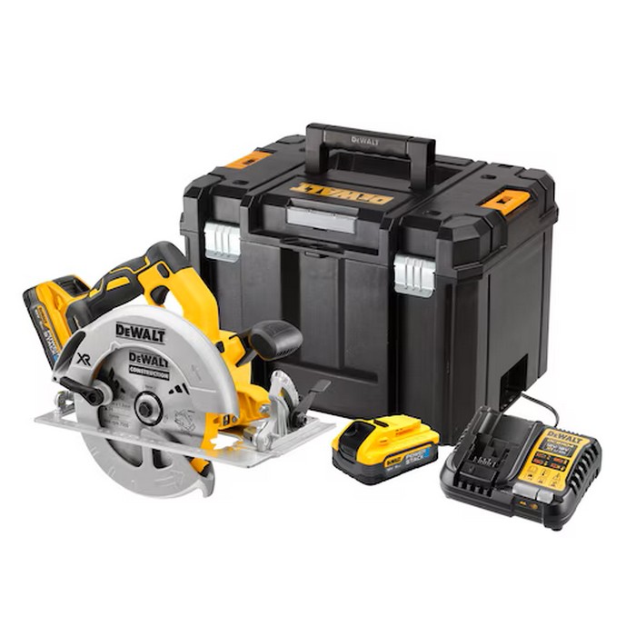 Cirkelsåg DeWalt DCS570H2T-QW 18V 184mm Tstak 2x5 Ah