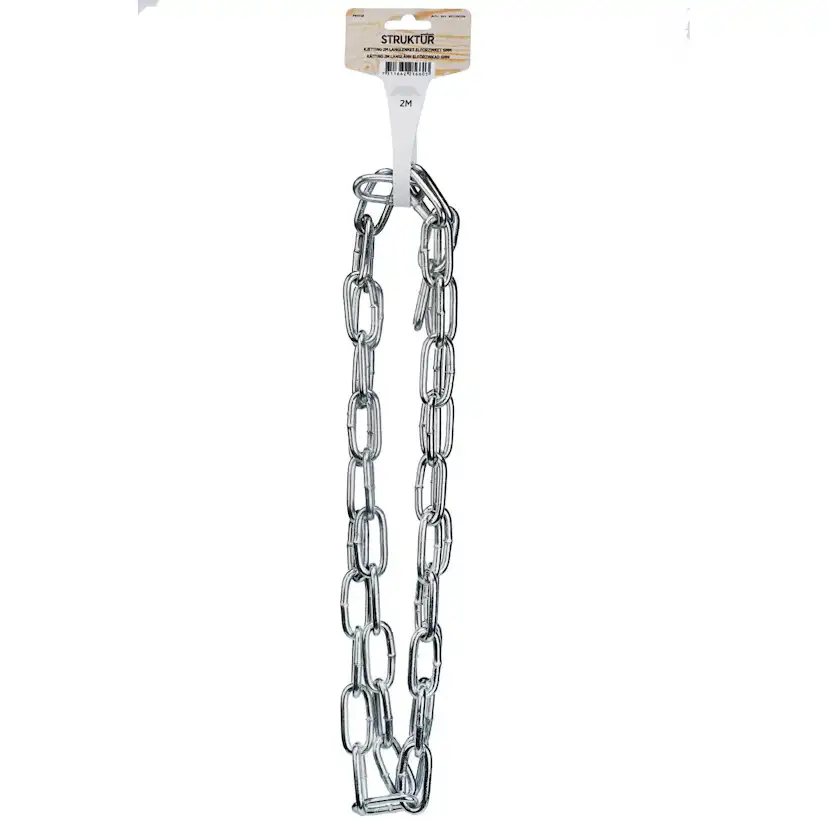 KÄTTING LL EFZ 2M Ø5MM Elförzinkad, D: 5 mm, L: 2 m