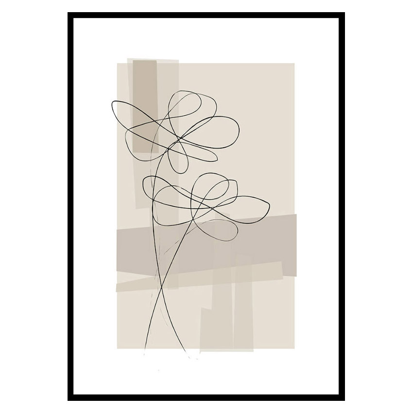 Poster Gallerix Abstract Flower No1