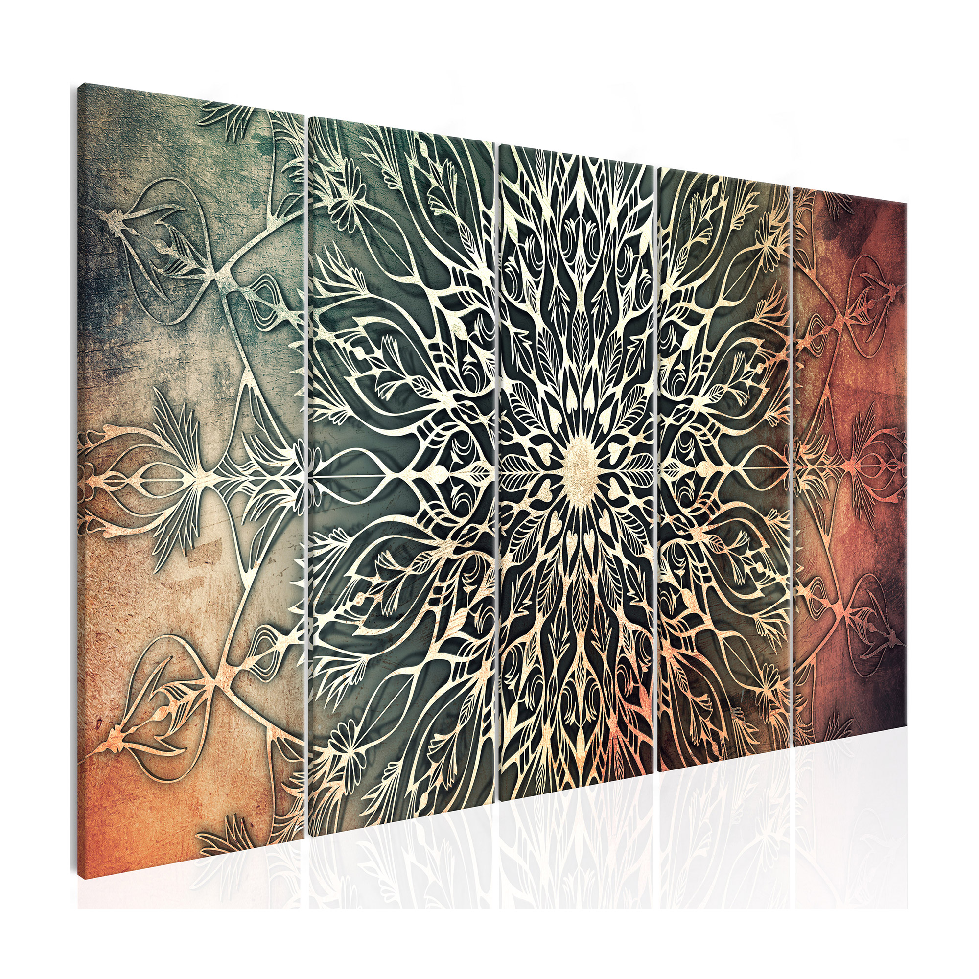 Tavla Arkiio Center Narrow Green 5 delar