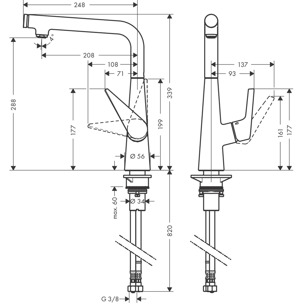 Köksblandare Hansgrohe Talis Select S 300