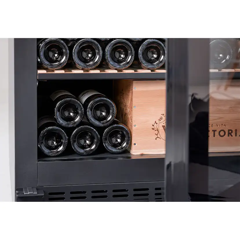 Vinlagringsskåp mQuvée Velvet 125 Glass VCS200FGB