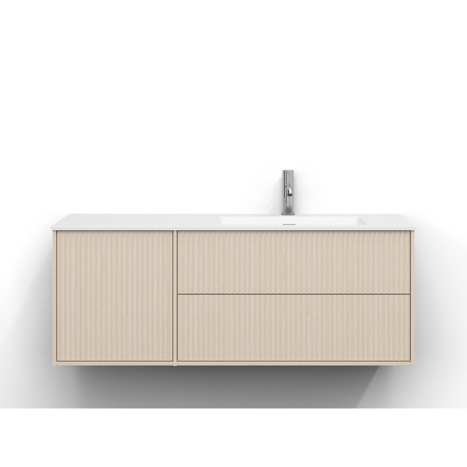 Epos Udel 120H V.Ask 1+2L Svl Vit Ask, Front: Svall, Placering: Höger
