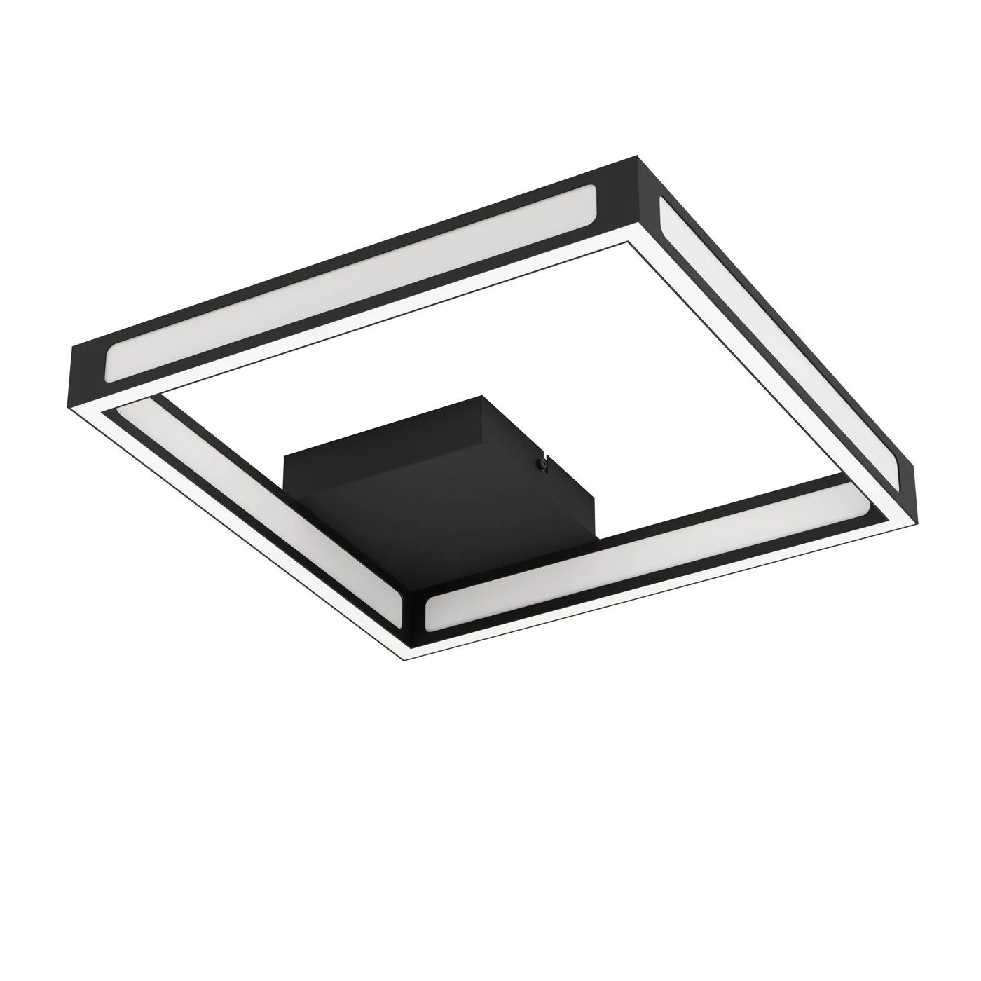 LED-DL 315X315 SCHWARZ/WS 'ALTAFLOR' Svart Vit