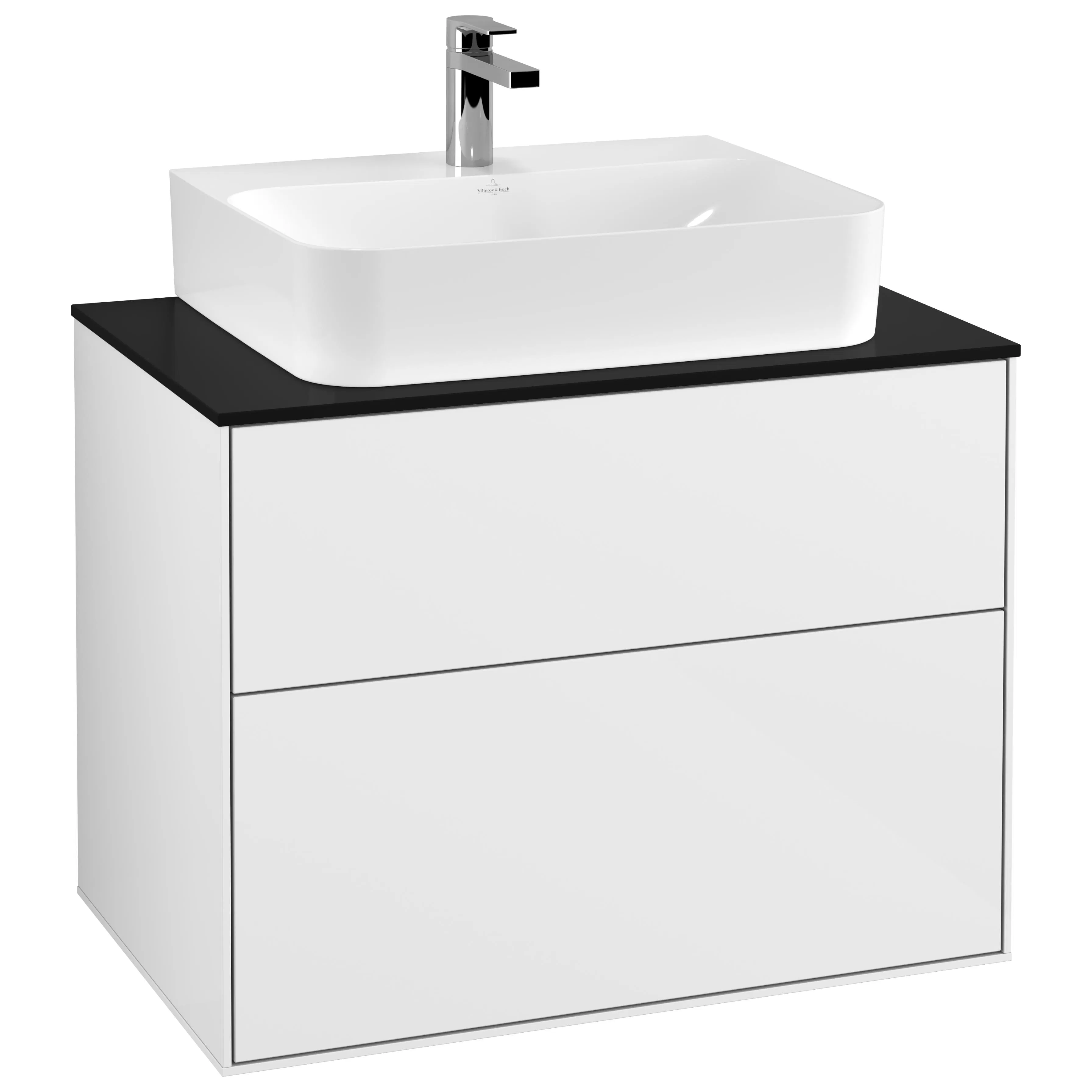 Tvättställsskåp Villeroy & Boch Finion med 2 Lådor och Bänkskiva för Centrerat Tvättställ
