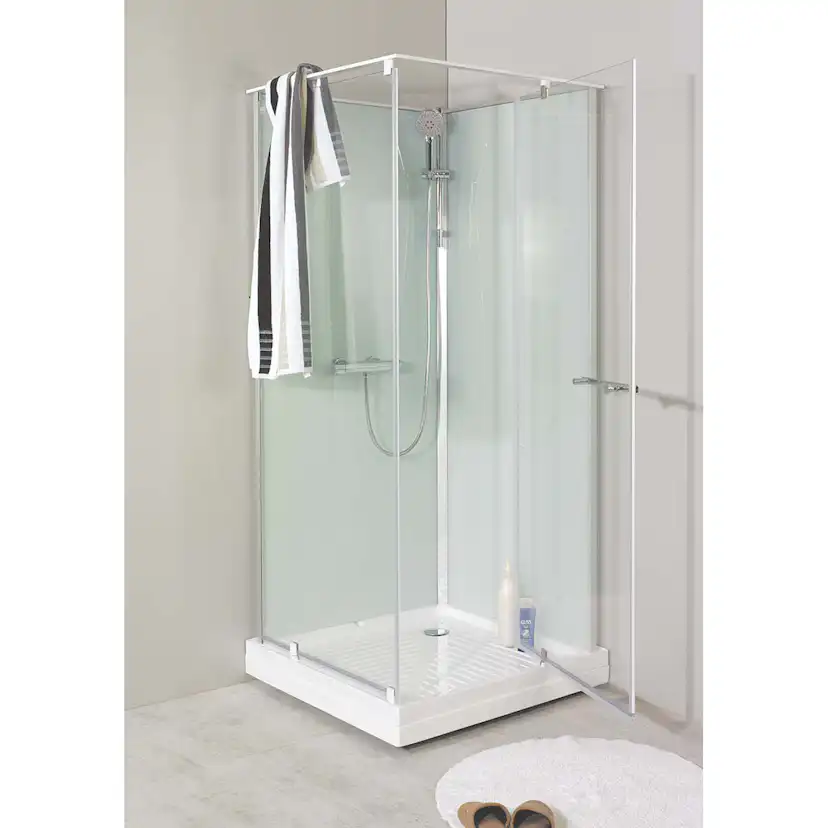 Duschkabin Noro Ocean Rak Vit