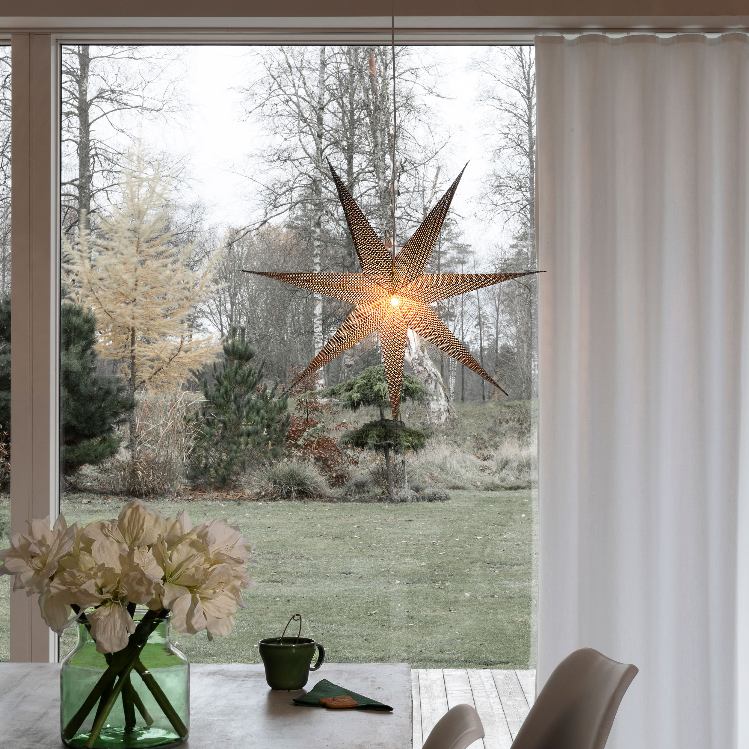 Adventsstjärna Gnosjö Konstsmide 7-uddig 78 cm