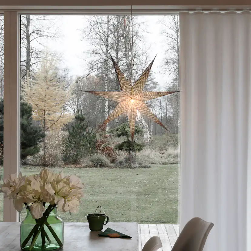 Adventsstjärna Gnosjö Konstsmide 7-uddig 78 cm