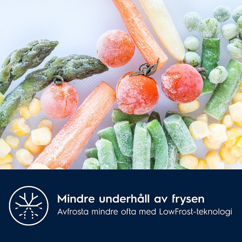 Kombinerad Kyl/Frys Electrolux Serie 300 LNS3LE18S Integrerad