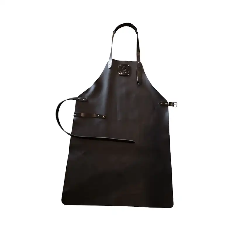 Leather Apron Black Svart