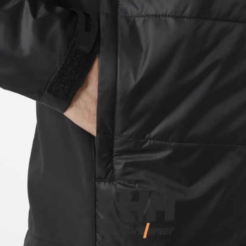 HYBRIDJACKA HH 73233-990 SVART STL L Storlek: L