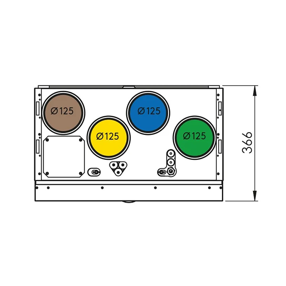 Aggregat Swegon Casa R3 Smart Rh 500W Ventilationslösning
