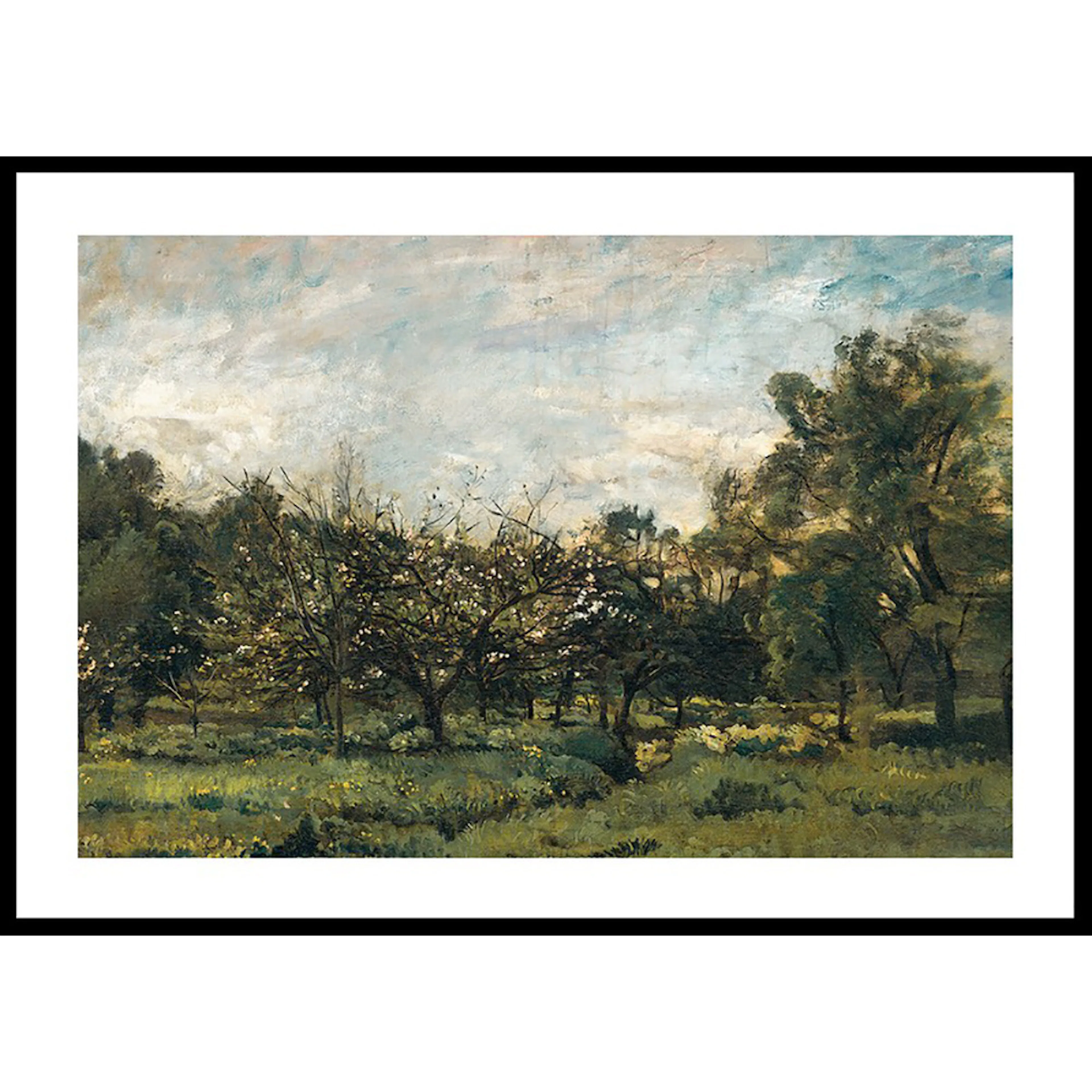 Poster Gallerix Boomgaard By Charles-François Daubigny