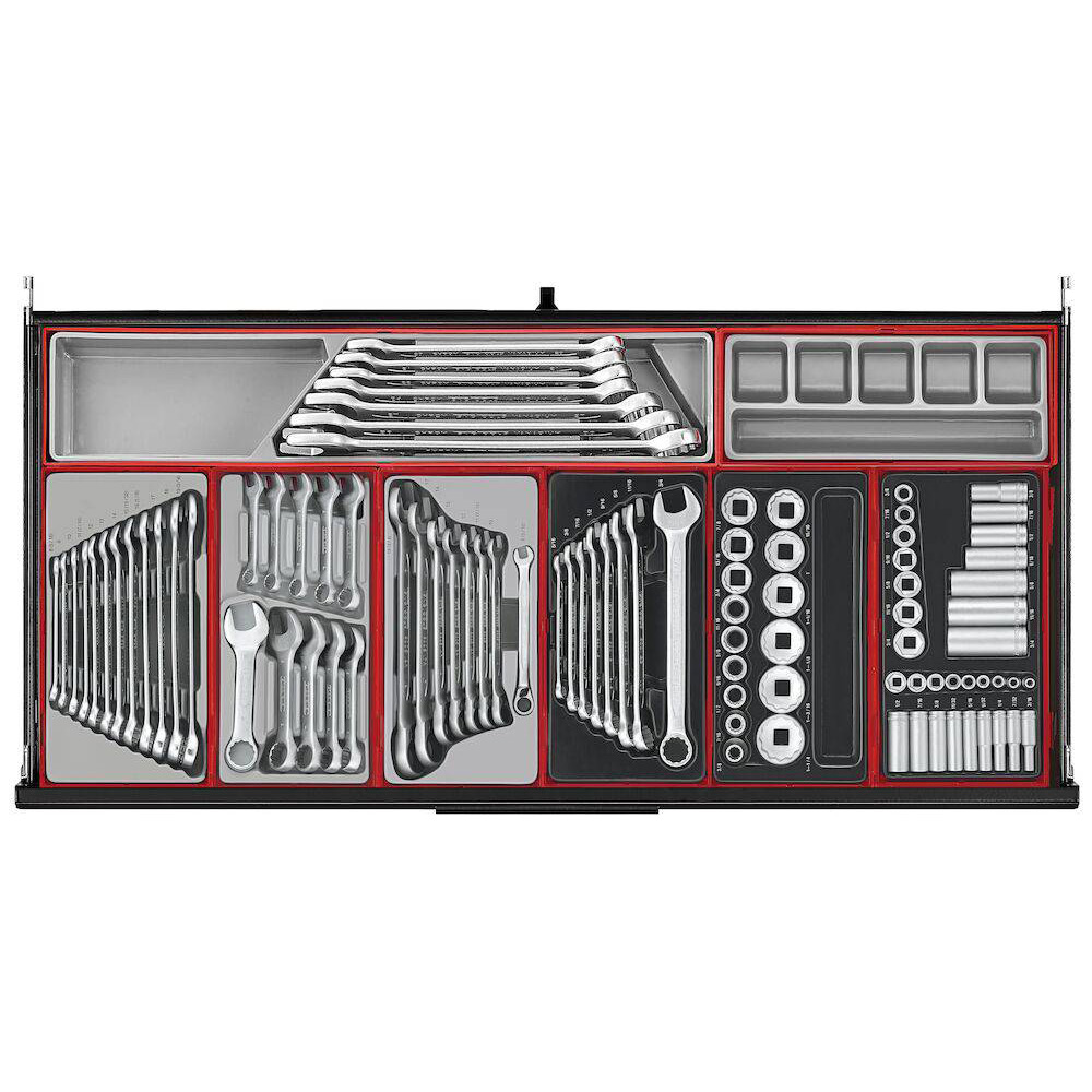 Verktygsset Teng Tools 1008 -Delar Svart