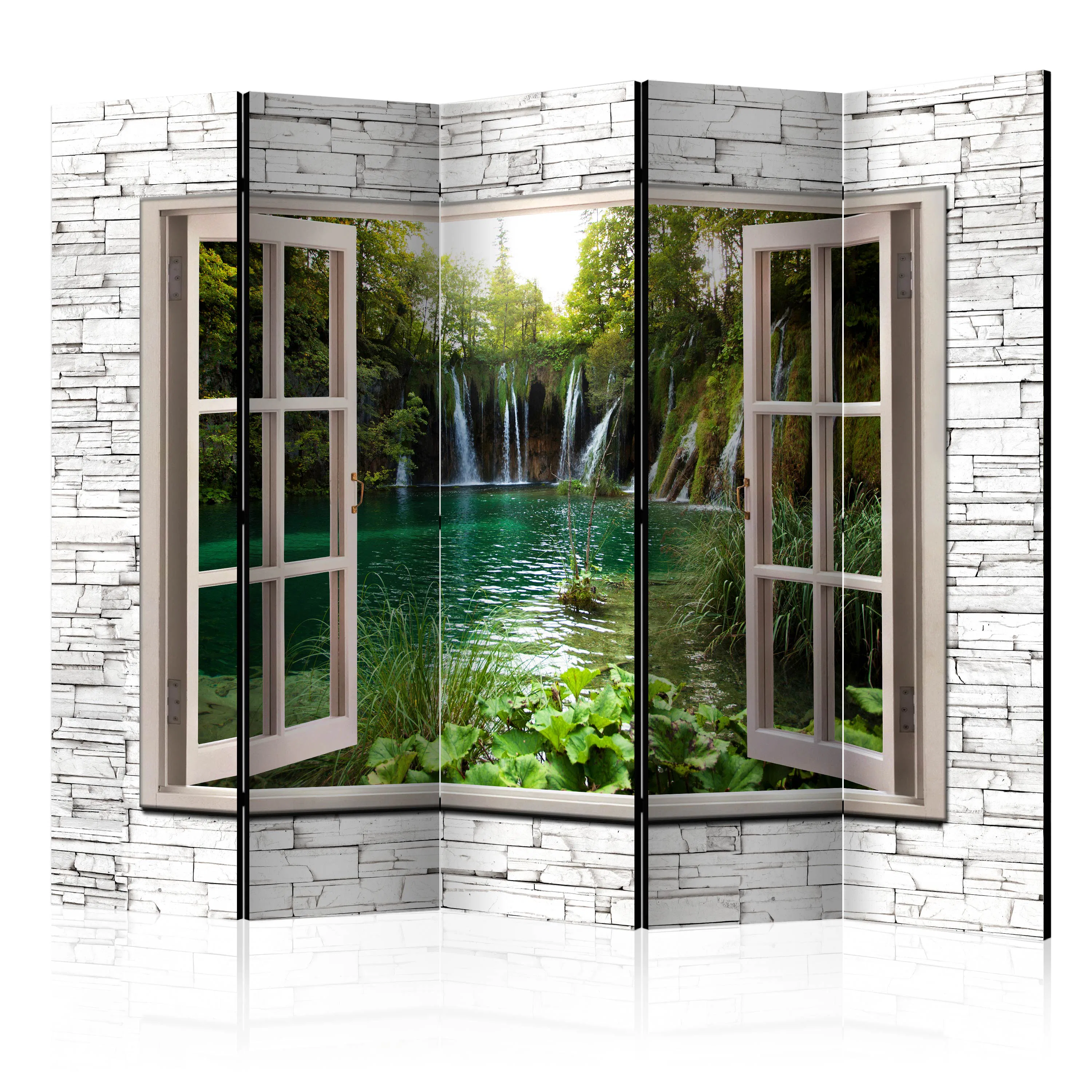 Rumsavdelare Skärmvägg Arkiio Green Treasure II 225x172 cm