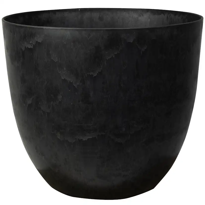 Kruka ArtStone Bola Svart 55 x 45 cm