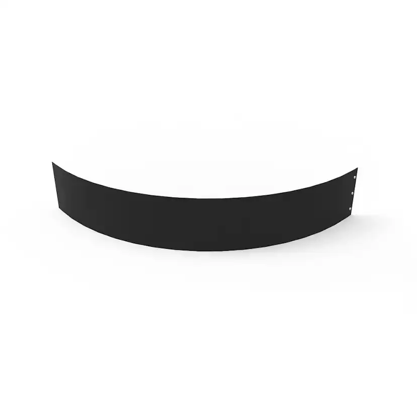 Planteringskant Flexigarden Svart 180 mm Kvartsbåge