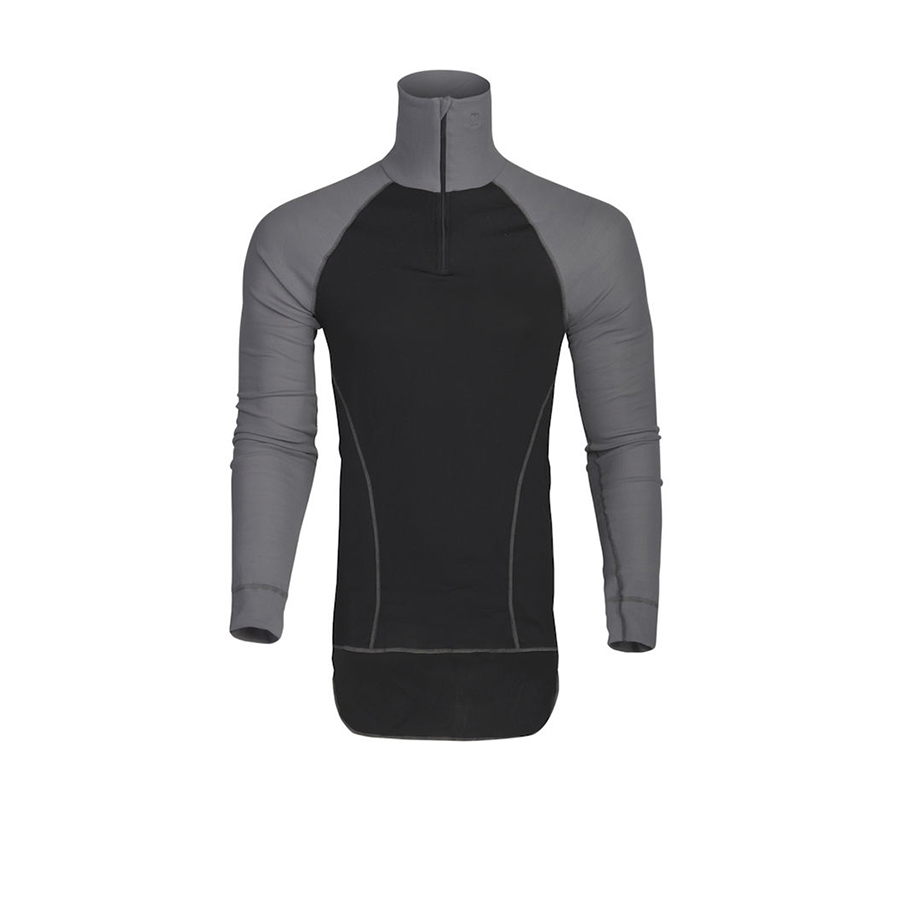 3103 Undertröja med polo Svart 3XL Storlek: 3XL