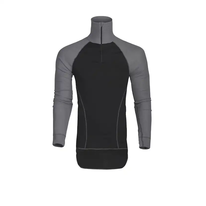 3103 Undertröja med polo Svart 3XL Storlek: 3XL