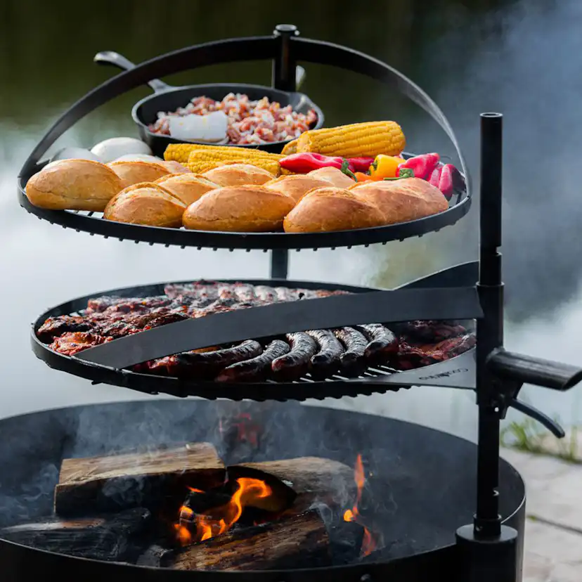 Eldfat Jabo CookKing MontanaX med Grillgaller