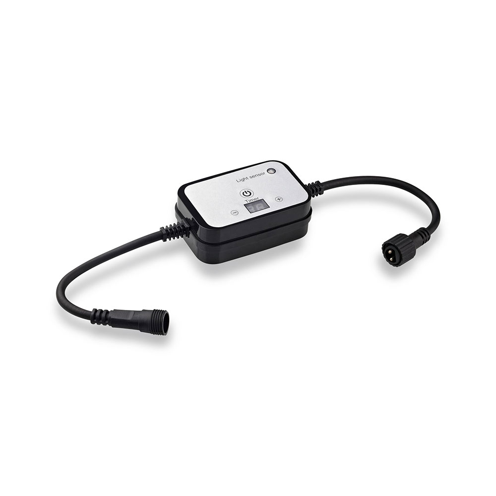 Trädgårdsspot Markslöjd Garden 24 Ljussensor & Timer för Utebelysning