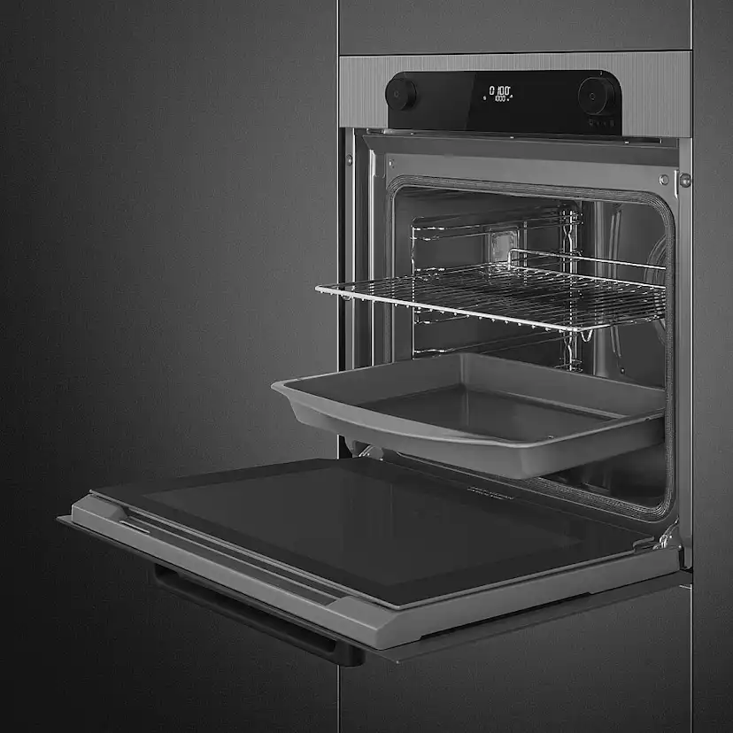 Kombiugn Smeg SOP6201S2S med Varmluft och Ångfunktion Silver 60 cm