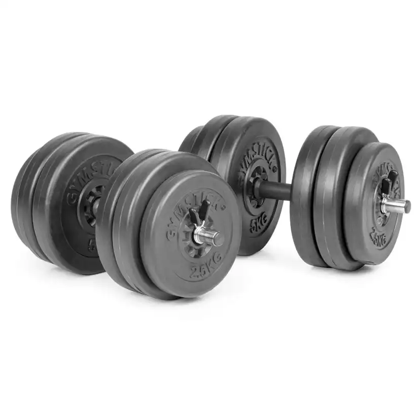 Barbell/Dumbbell Set Gymstick Vinyl 60 kg Komplett