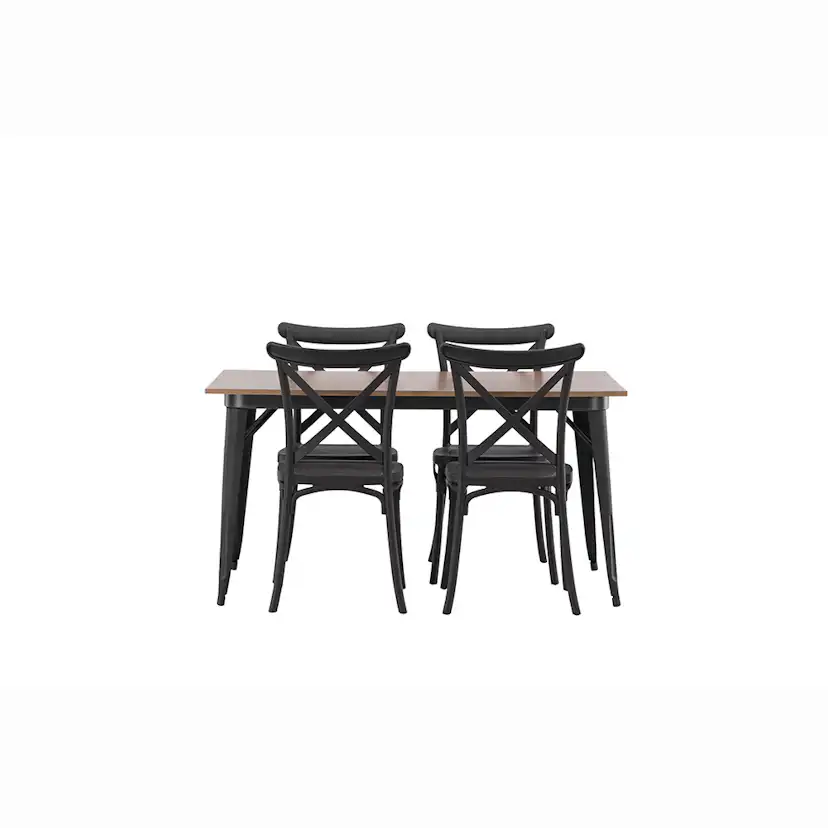 Matgrupp Venture Home Tempe med 4 Crosett Stolar