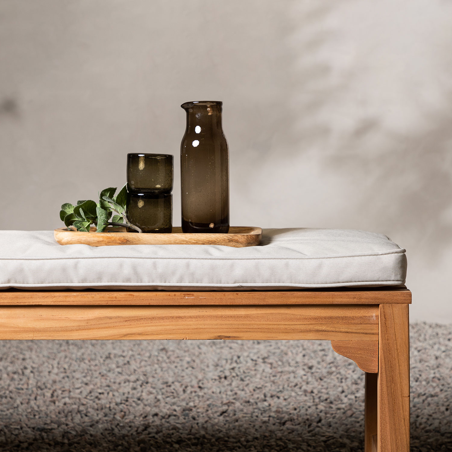 Sittdyna Venture Home Nairobi till Bänk Utomhus, Beige, 6-pack