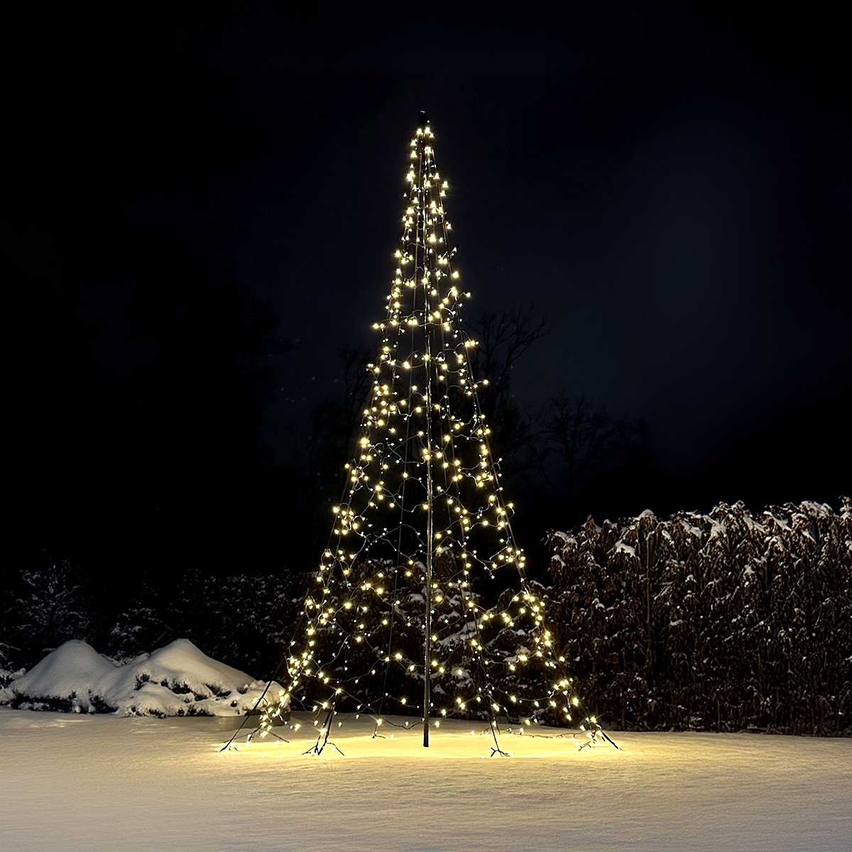Ljusgran Glimma 2 m 300 LED DUOLED med app inkl stång 2m, 300 ljuskällor, DUOLED