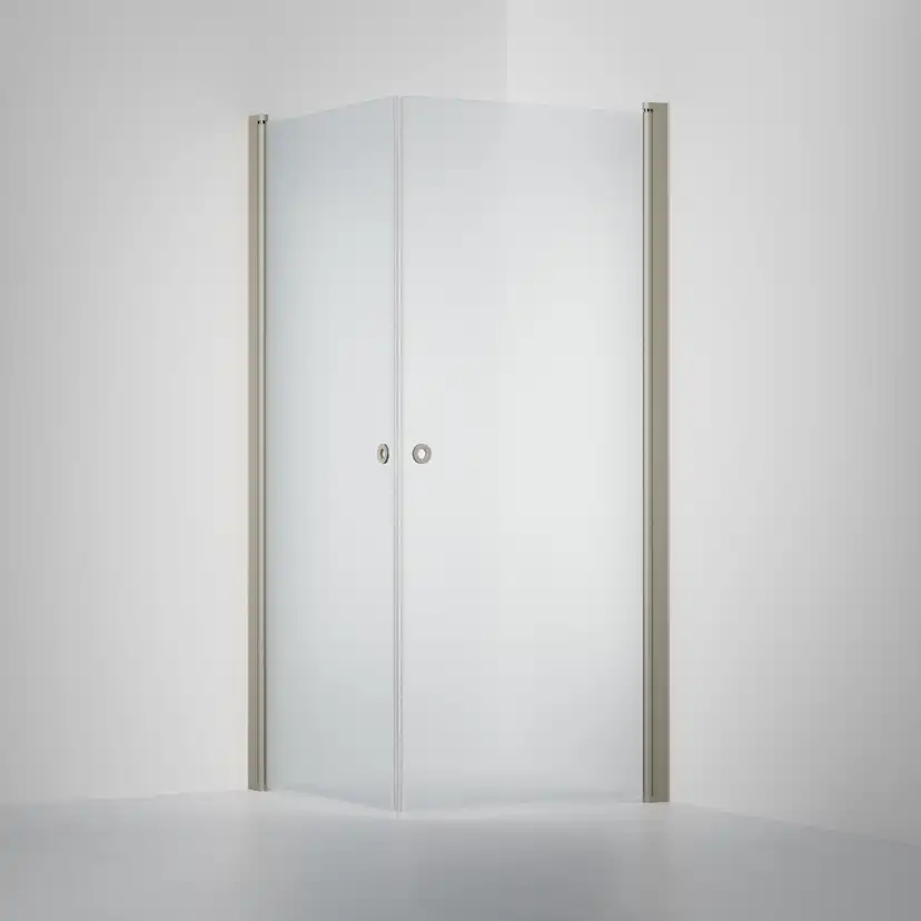 Duschvägg Linc Angel 900x900 mm, Frostat Glas, Stone