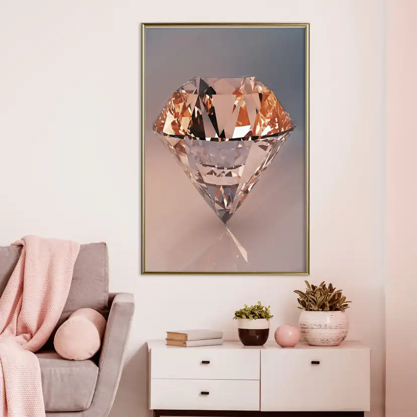 Poster Artgeist Affisch Costly Diamond