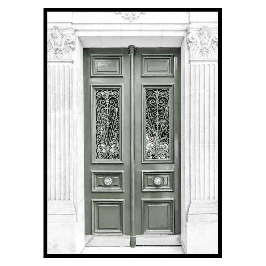 Poster Gallerix Green Double Door