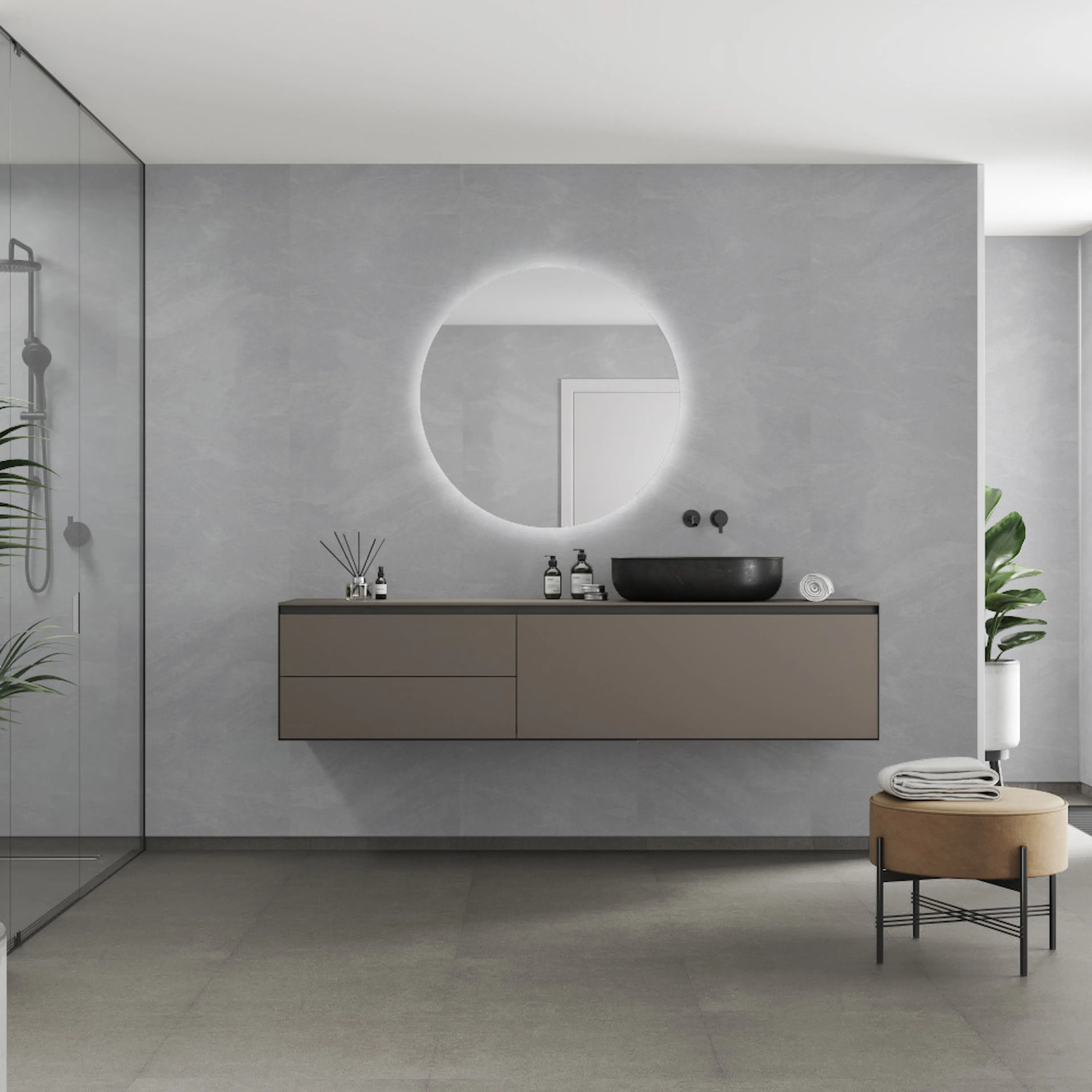 Våtrumsskiva Fibo 11x620x2400 Grey Slate 2035-M00 EM
