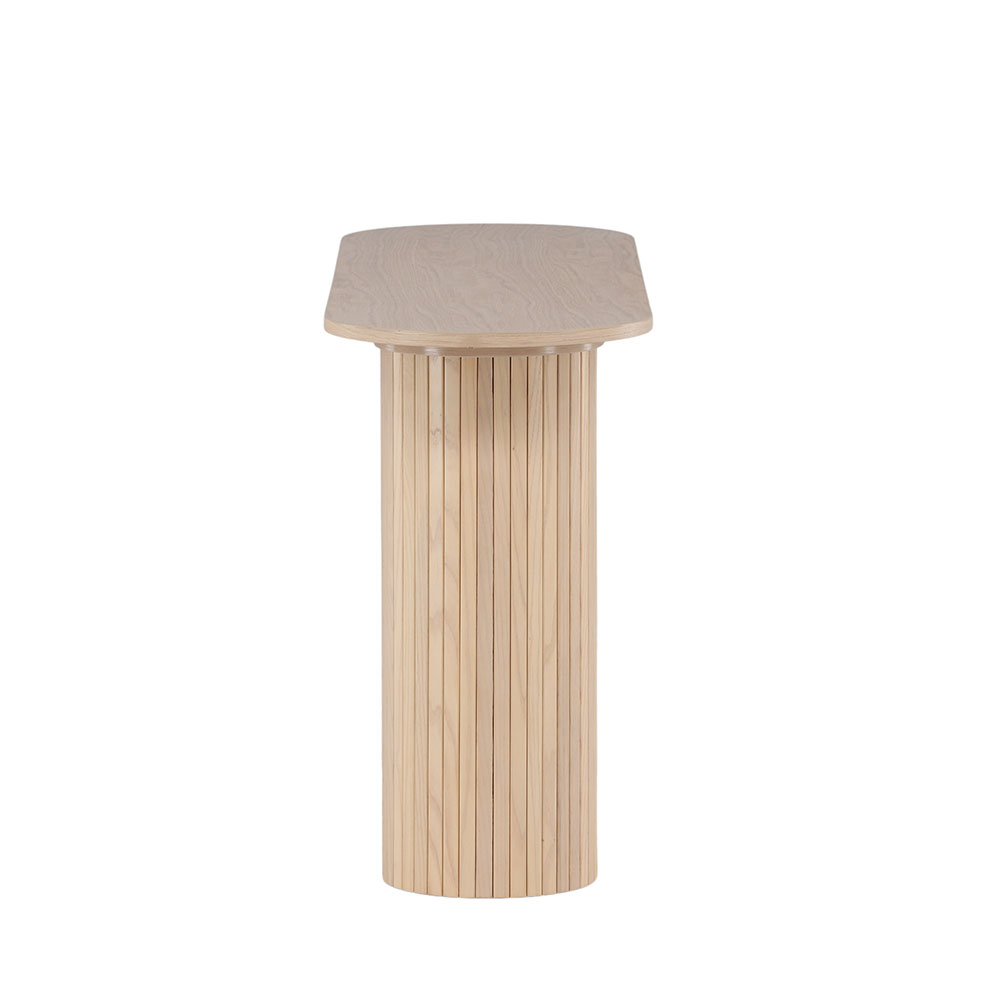 Matbord Venture Home Leonora Naturfärgad/Vit Runt Bord Ø65 cm