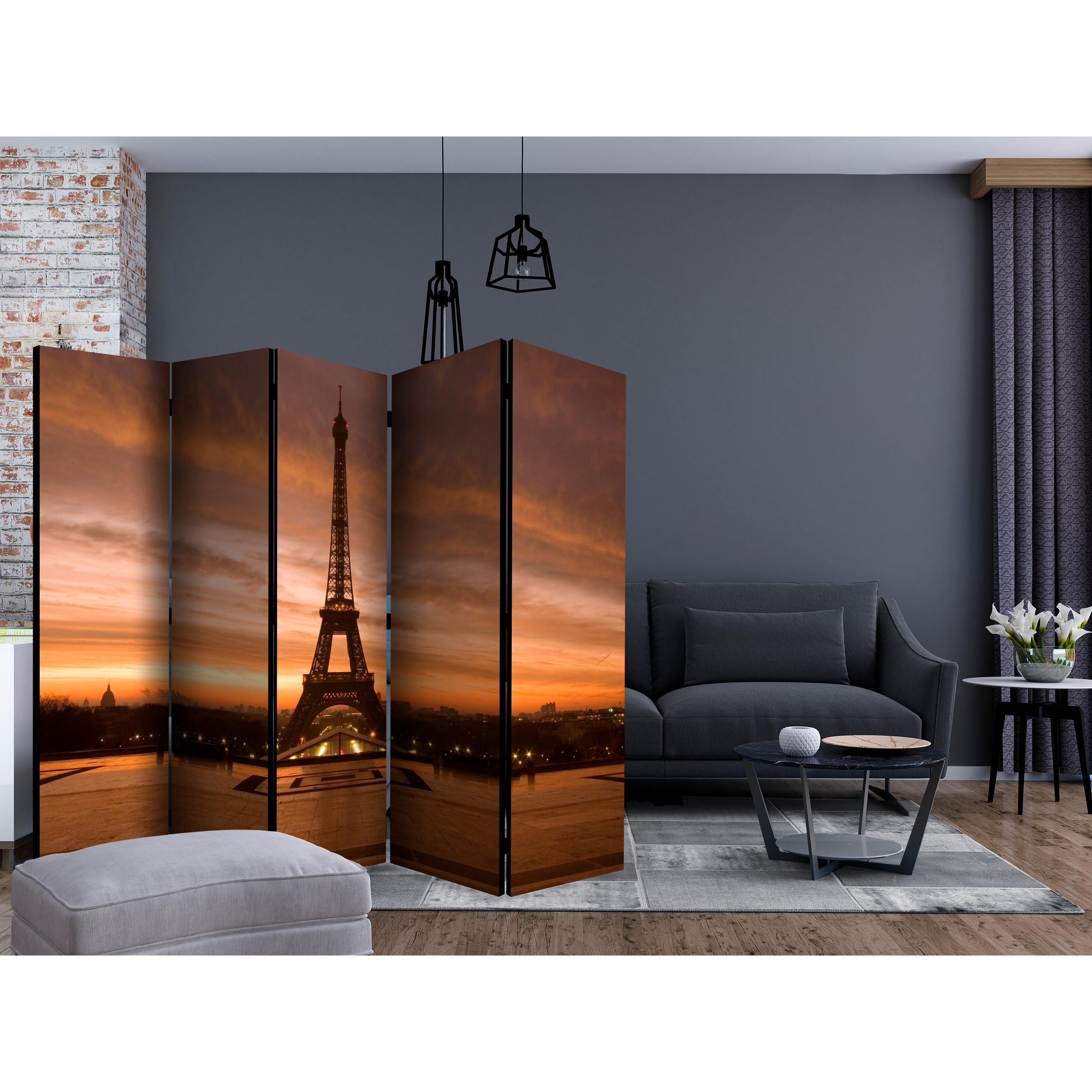 Rumsavdelare Skärmvägg Arkiio Eiffel Tower at Dawn II 225x172 cm