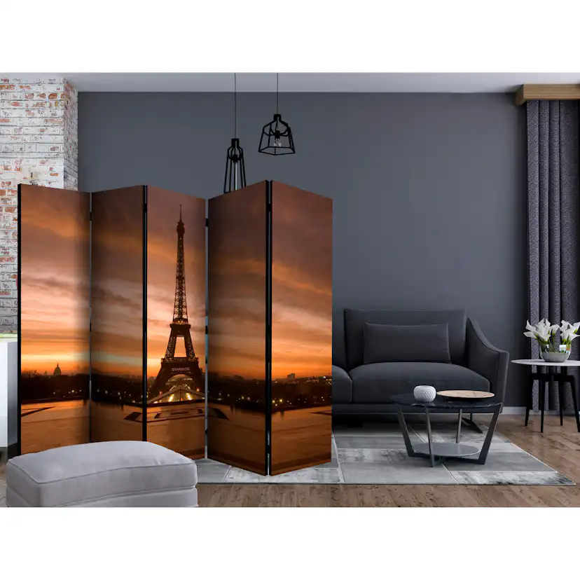 Rumsavdelare Skärmvägg Arkiio Eiffel Tower at Dawn II 225x172 cm