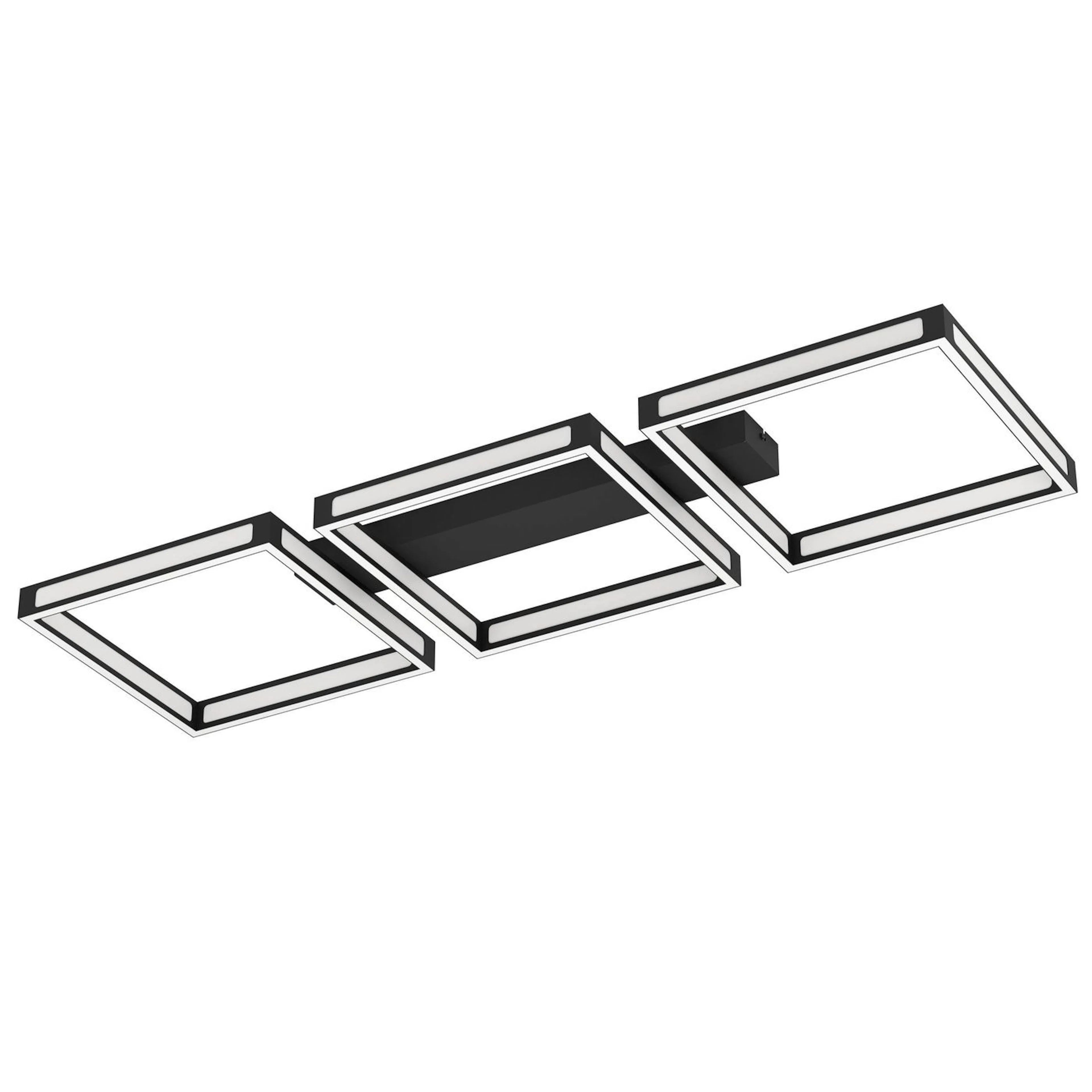 LED-DL 1000X315 SCHWARZ/WS 'ALTAFLOR' Svart Vit
