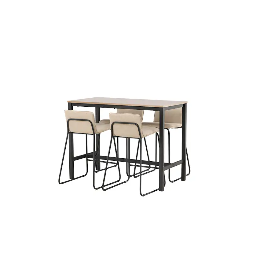 Matgrupp Venture Home Camden med 4 Bisbee Stolar