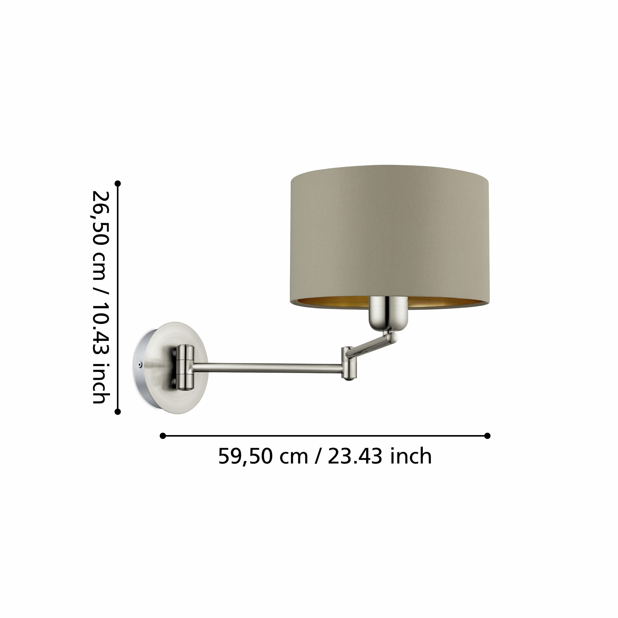 Vägglampa Eglo Maserlo