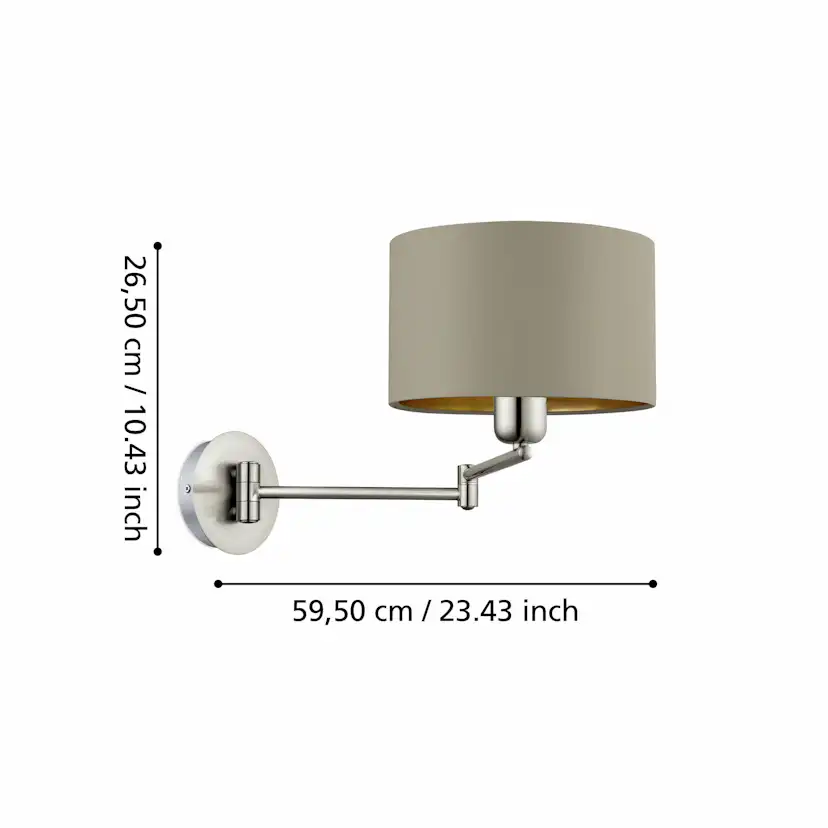 Vägglampa Eglo Maserlo