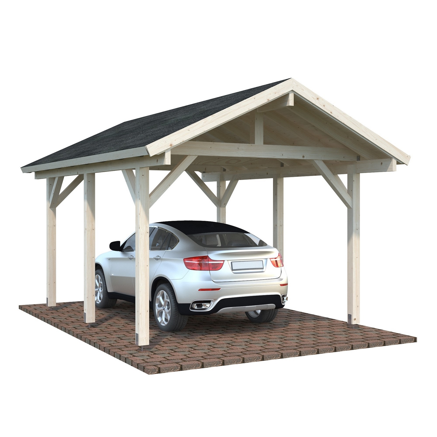 Carport Robert 11,7 m2 Obehandlad