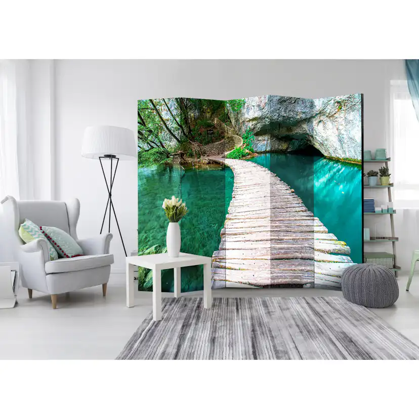 Rumsavdelare Skärmvägg Arkiio Emerald Lake II 225x172 cm