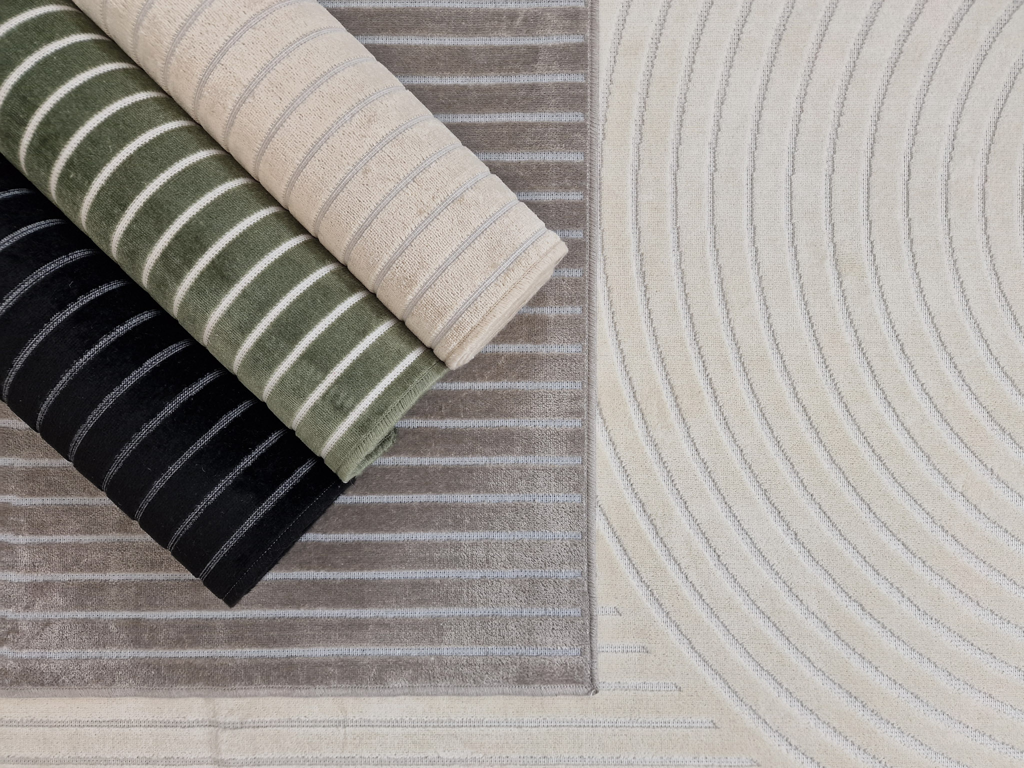 Flatvävd Matta KM Carpets Granada Zen Viskos